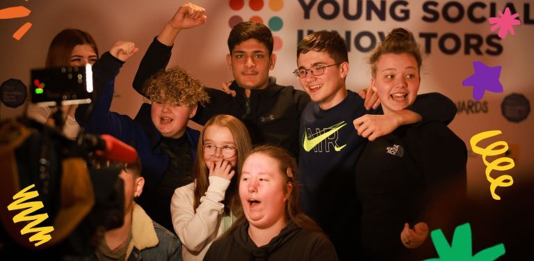 Young Social Innovators of the Year Awards Gold Winners. Holy Family School for the Deaf won the overall national prize and took home the GOLD Award for their project Deaf Awareness.