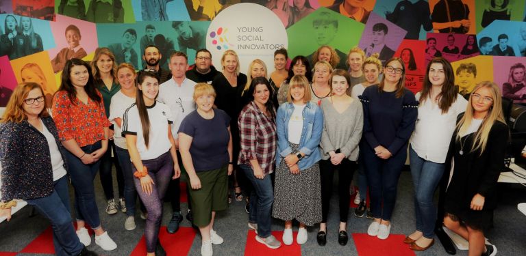 Teachers attending an in-service workship in the YSI Social Innovation Learning Lab at DCU Alpha, Dublin