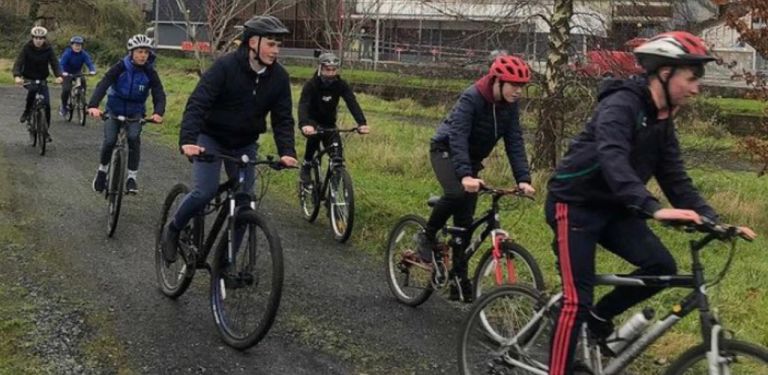 Use Your Head, Use Your Helmet Team Members Learning Cycle Safety