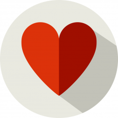 Heart icon representing 'Feel' element of FIDS Framework
