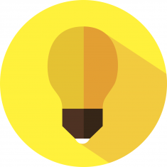 Lightbulb icon representing 'Imagine' element of FIDS Framework
