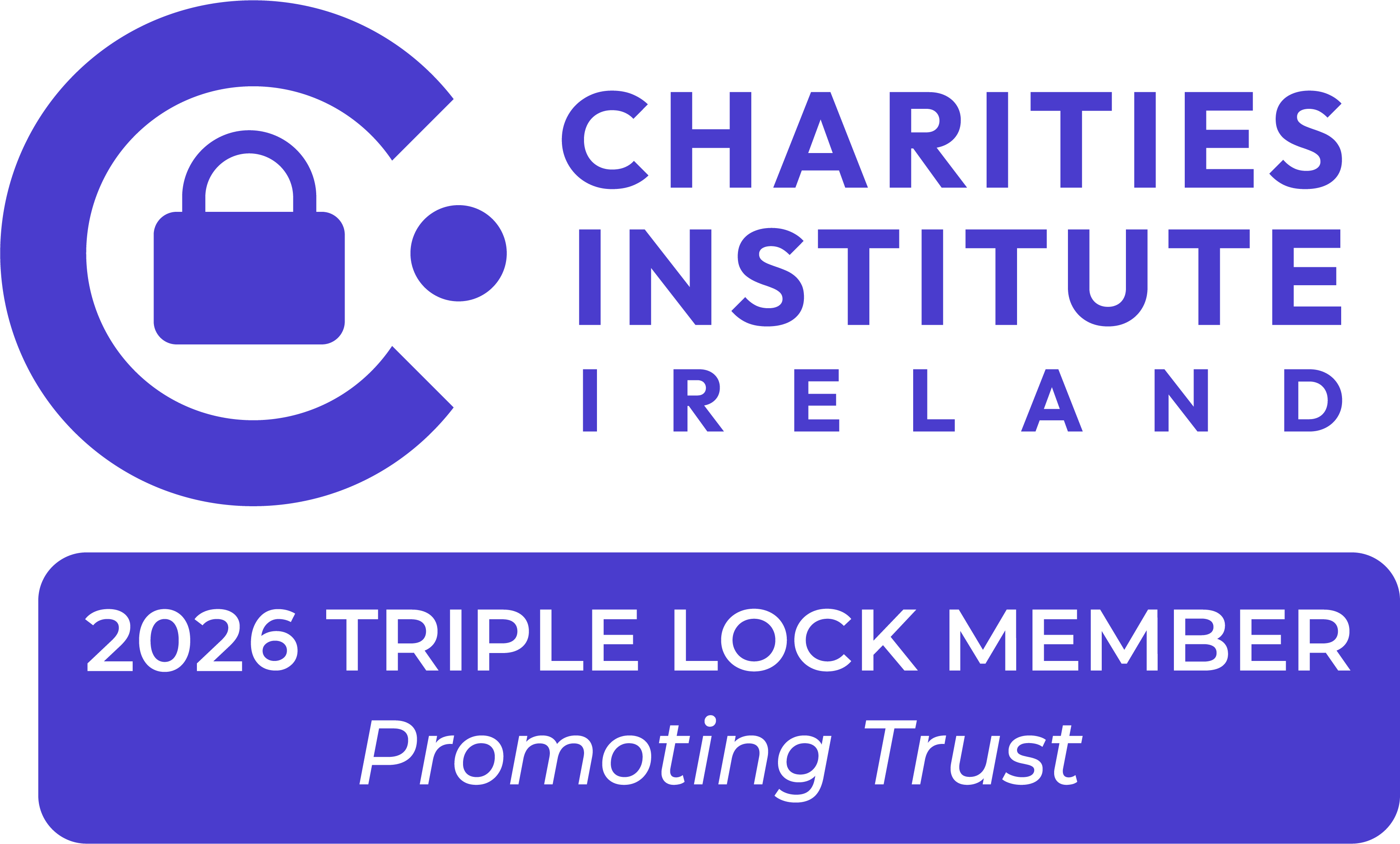 Charities Institute Ireland - 2026 Triple Lock Member Promoting Trust